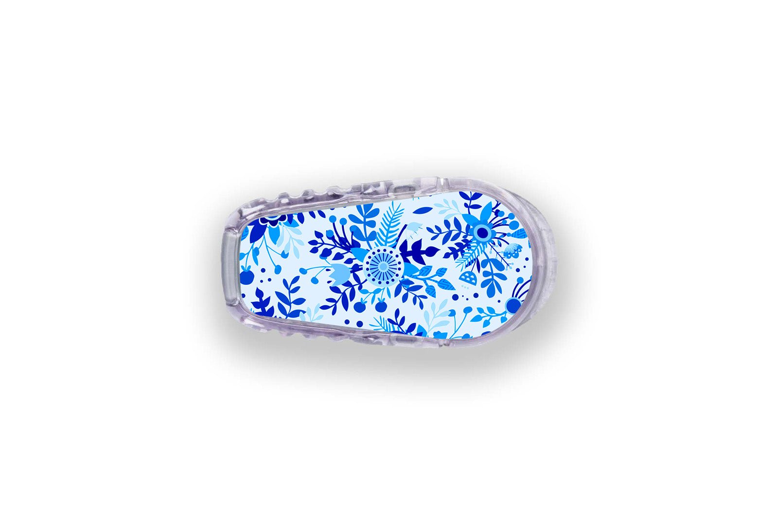 Bright Blue Bloom Sticker for Novopen 4, 5, 6, or Echo diabetes supplies and insulin pumps