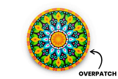 Bright Mandala Patch for Freestyle Libre 3 diabetes supplies and insulin pumps