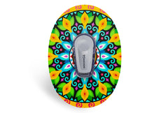 Bright Mandala Patch for Dexcom G6 / One diabetes supplies and insulin pumps