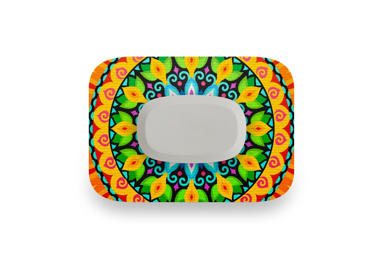 Bright Mandala Patch - GlucoRX Aidex for Single diabetes supplies and insulin pumps