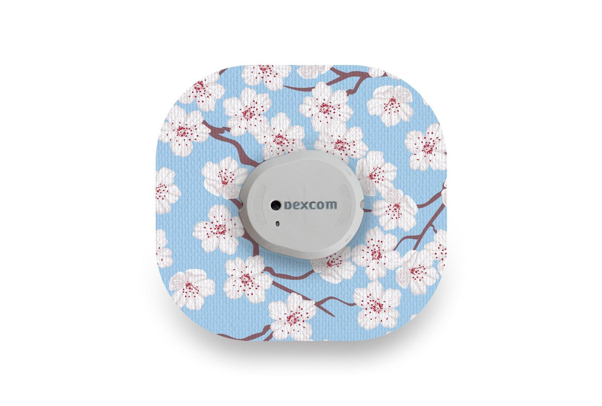 Cherry Blossom Patch - Dexcom G7 / One+ for Single diabetes CGMs and insulin pumps