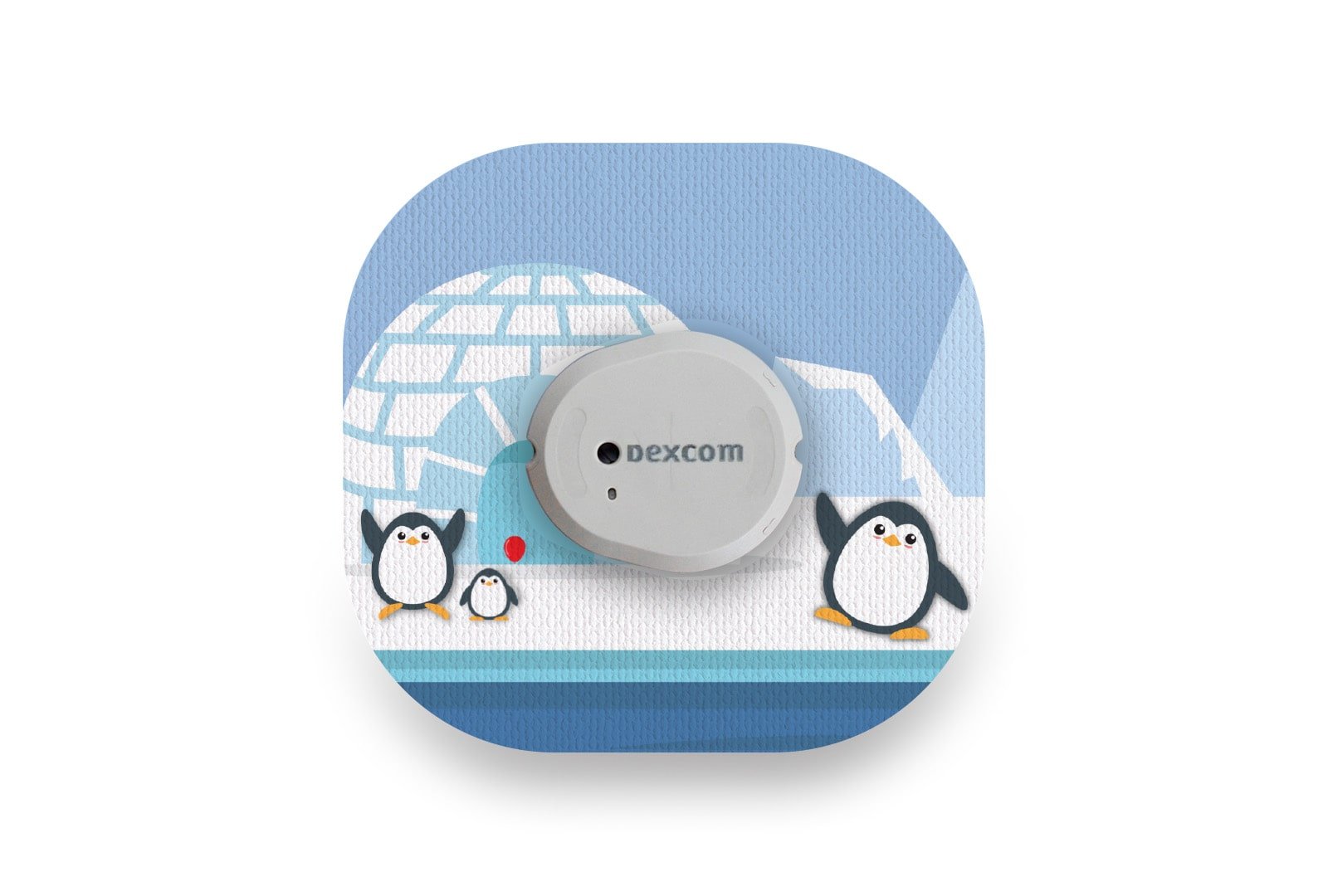 Chilly Penguin Patch - Dexcom G7 / One+ for Single diabetes CGMs and insulin pumps