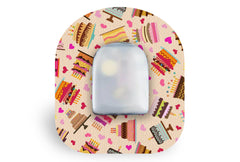 Chocolate Cake Patch - Omnipod for Single diabetes supplies and insulin pumps