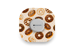 Chocolate Donuts Patch for Dexcom G7 / One+ diabetes CGMs and insulin pumps