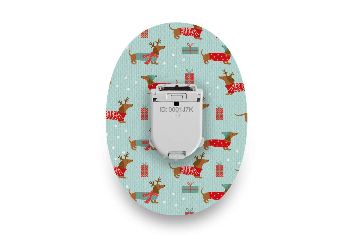 Christmas Puppy Patch - Glucomen Day for Single diabetes CGMs and insulin pumps