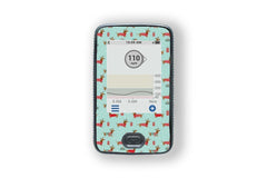 Christmas Puppy Sticker - Dexcom G6 / One Receiver for diabetes CGMs and insulin pumps