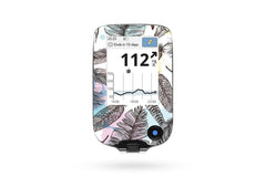 Colourful Feathers Sticker - Freestyle Libre Reader for diabetes CGMs and insulin pumps