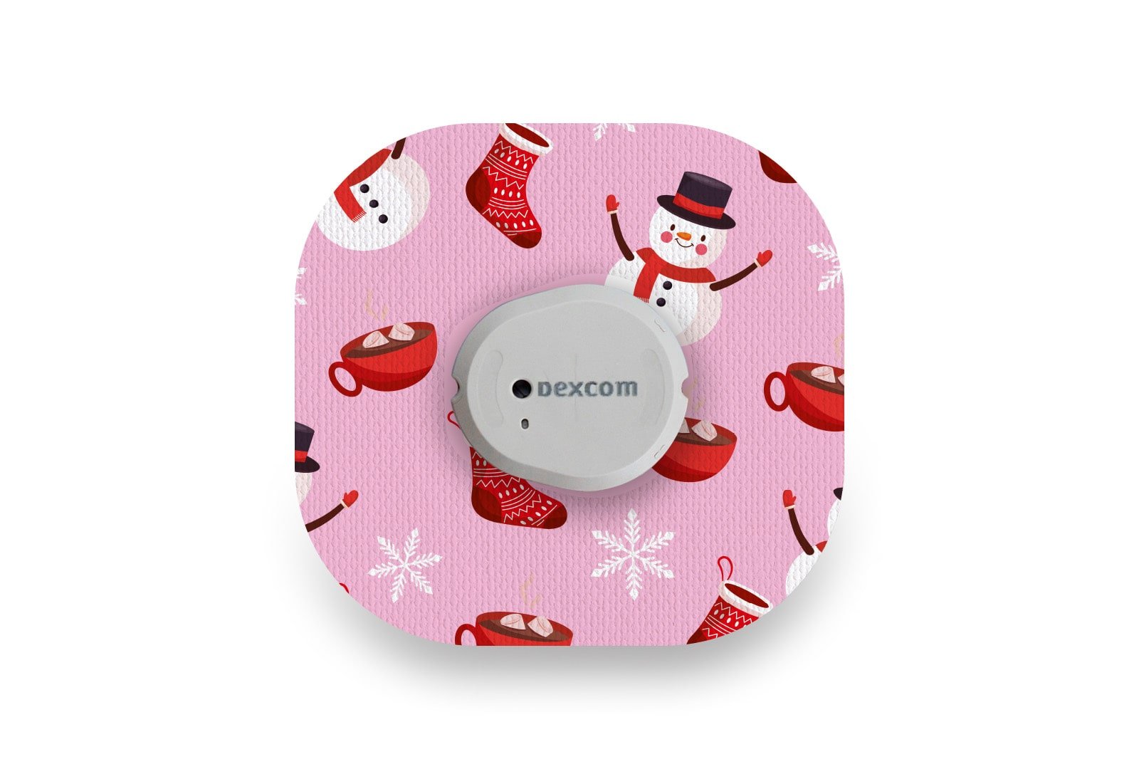 Cosy Christmas Patch - Dexcom G7 / One+ for Single diabetes CGMs and insulin pumps