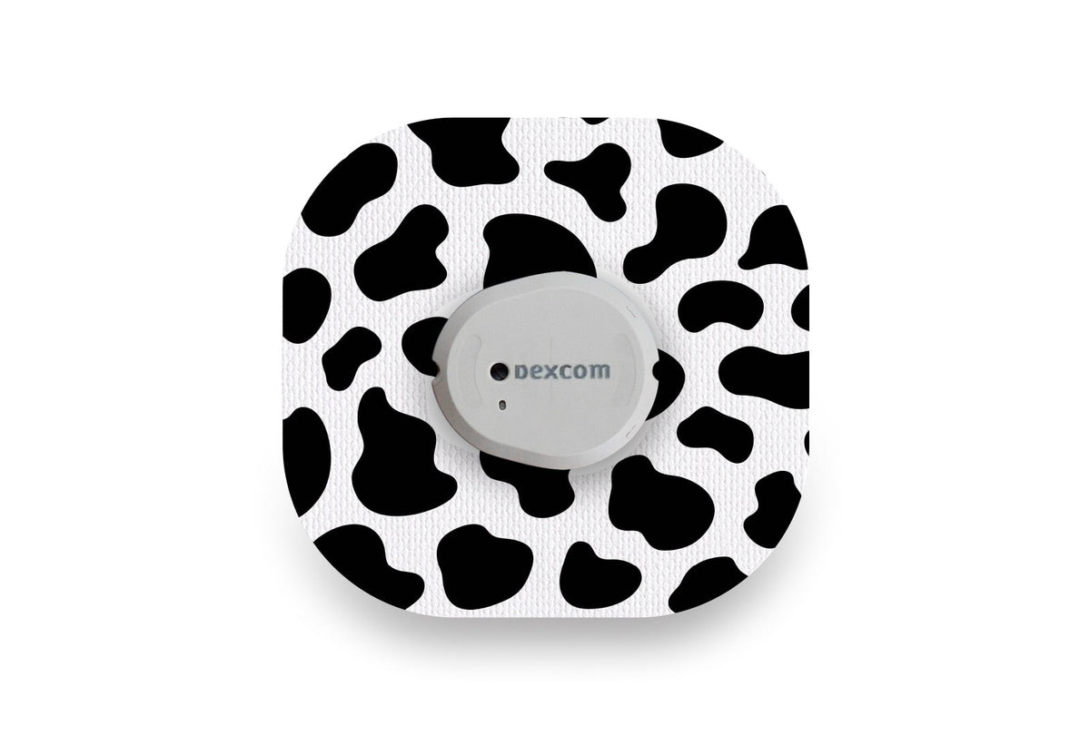 Cow Print Patch - Dexcom G7 / One+ for Single diabetes CGMs and insulin pumps