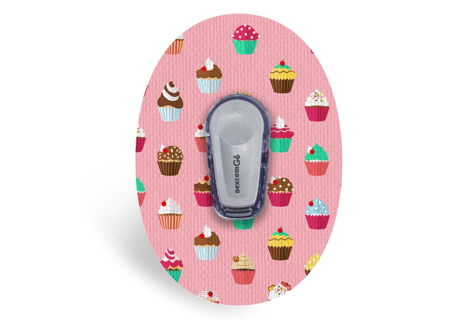 Cupcakes Patch - Dexcom G6 / One for Single diabetes CGMs and insulin pumps