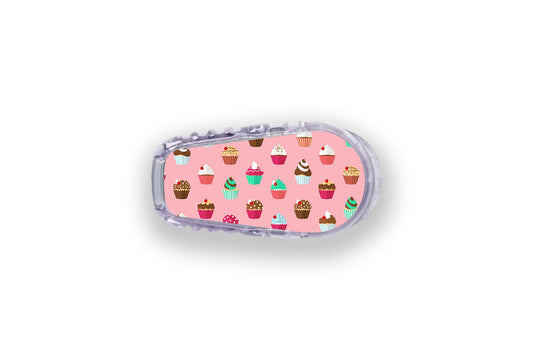 Cupcakes Sticker - Dexcom G6 / One Sensor for diabetes supplies and insulin pumps