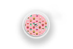 Cupcakes Sticker for Novopen 4, 5, 6, or Echo diabetes supplies and insulin pumps