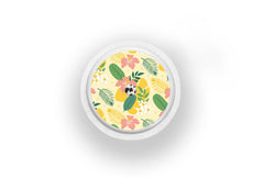 Delightfull Flowers Sticker - Freestyle Libre 1, 2, or 2+ for diabetes supplies and insulin pumps