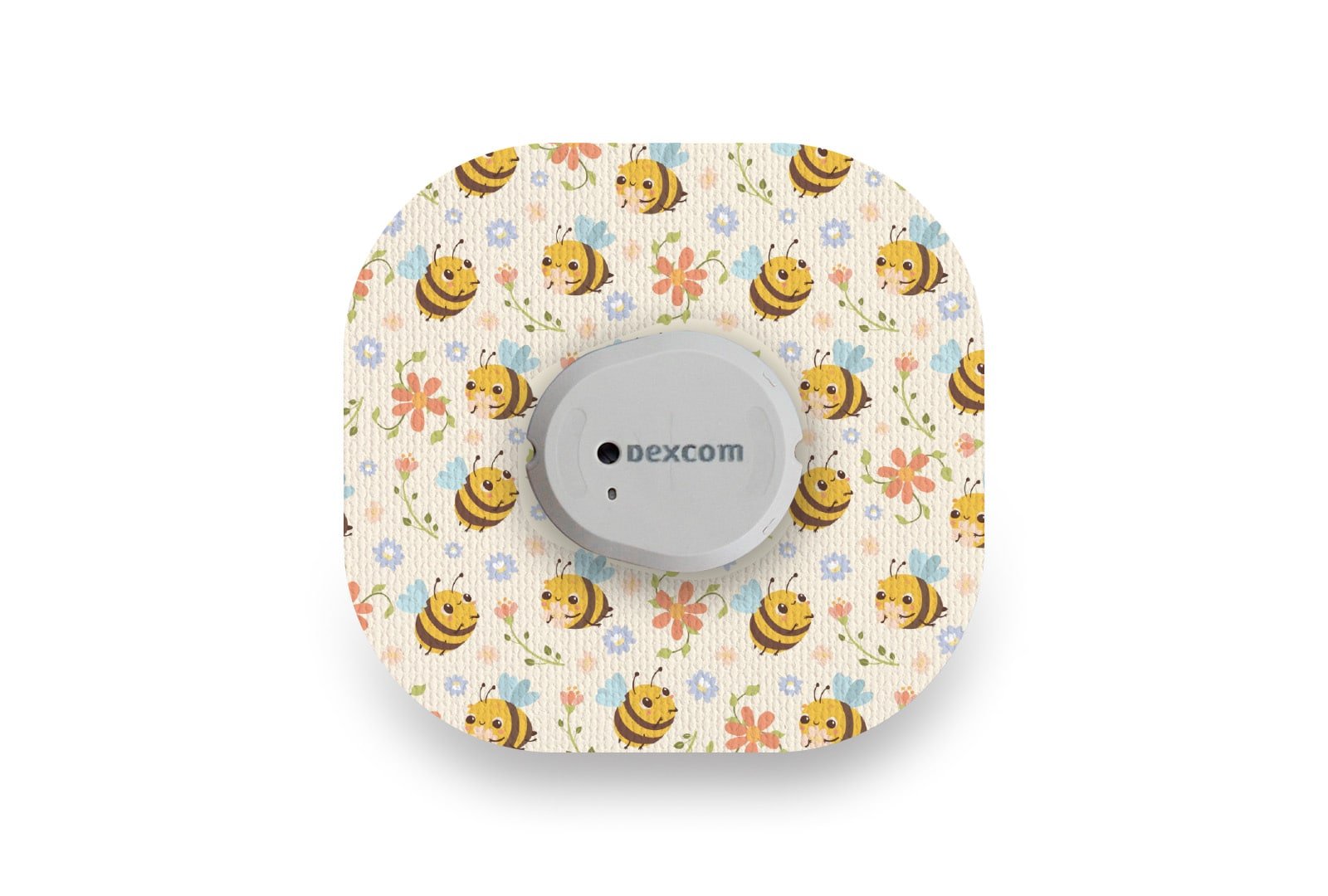 Don't Worry Bee Happy Patch for Dexcom G7 / One+ diabetes CGMs and insulin pumps