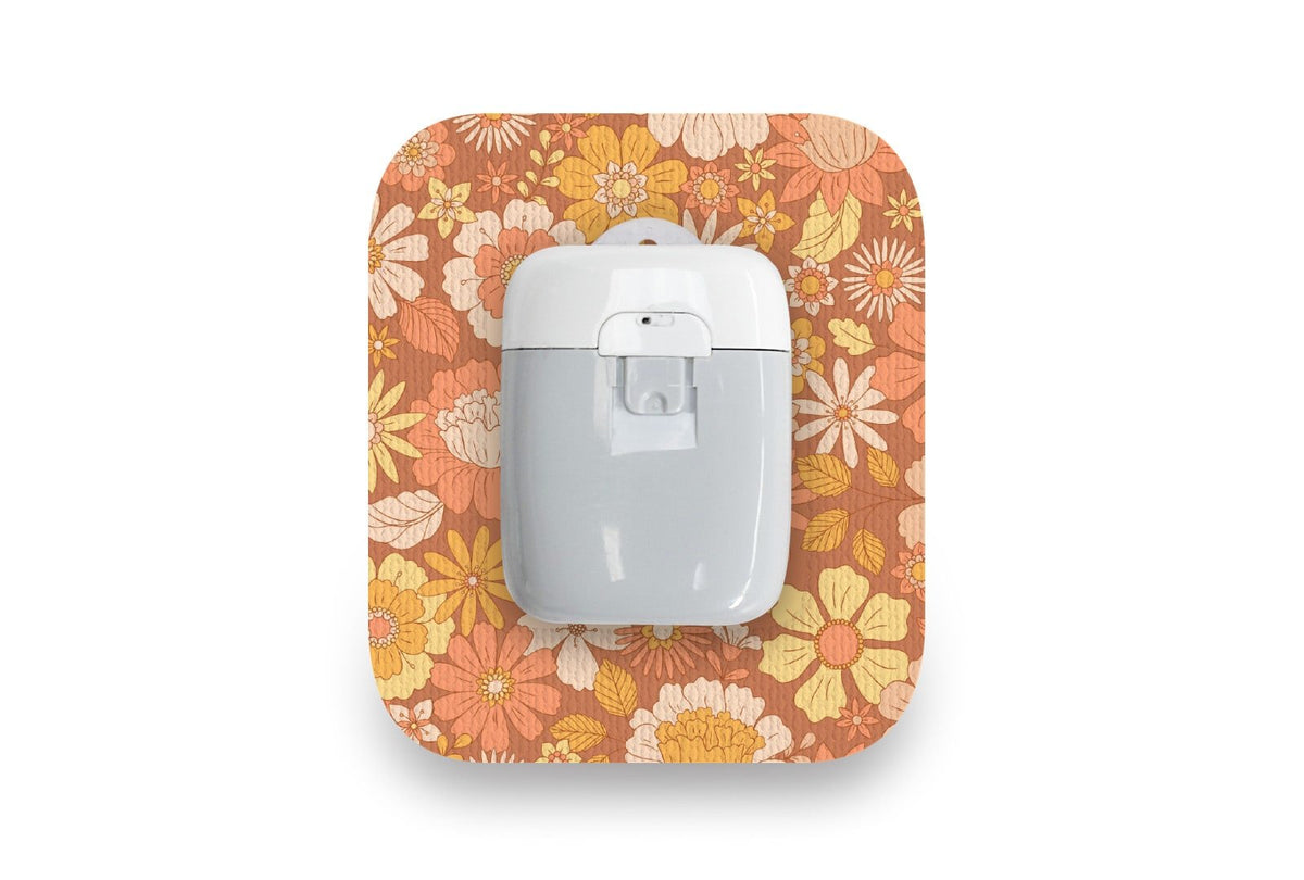 Fall Flowers Patch - Medtrum Pump for Single diabetes supplies and insulin pumps