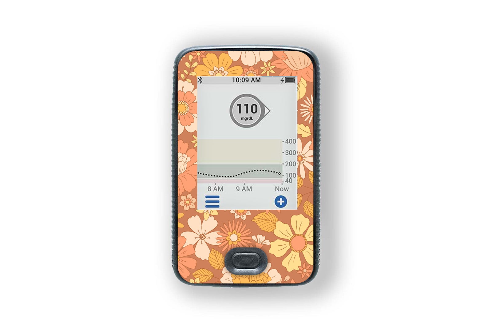 Fall Flowers Sticker - Dexcom G6 / One Receiver for diabetes supplies and insulin pumps