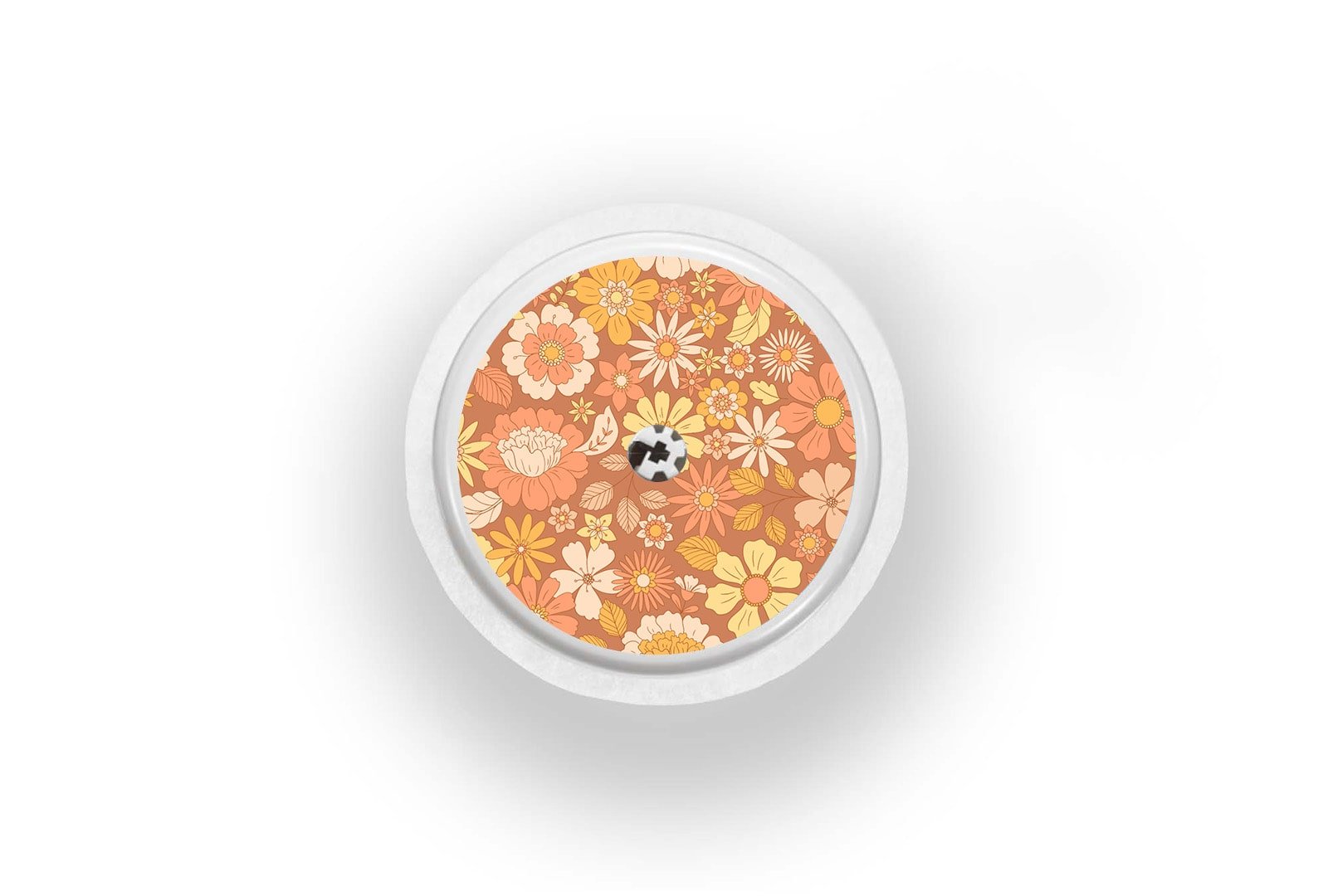 Fall Flowers Sticker - Freestyle Libre 1, 2, or 2+ for diabetes supplies and insulin pumps