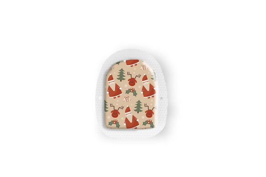 Father Christmas Sticker - Omnipod Pump for diabetes CGMs and insulin pumps