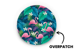 Flamingo Patch for Freestyle Libre 3 diabetes CGMs and insulin pumps