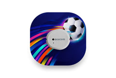 Flying Football Patch - Dexcom G7 / One+ for Single diabetes CGMs and insulin pumps