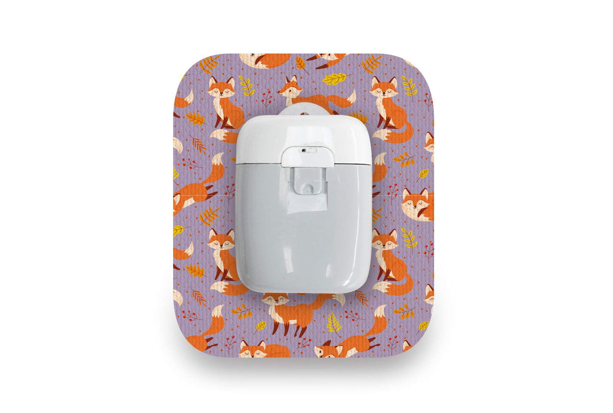 Fox in the Fall Patch - Medtrum Pump for Single diabetes CGMs and insulin pumps