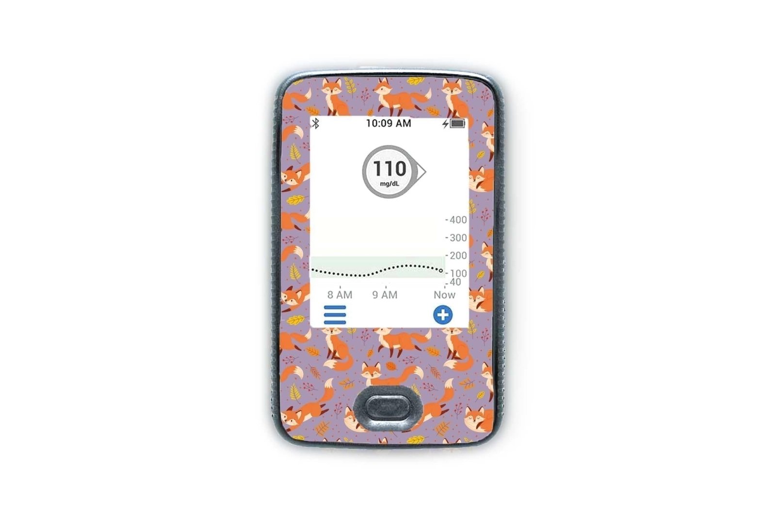 Fox in the Fall Stickers for Dexcom G6 / One Receiver diabetes supplies and insulin pumps