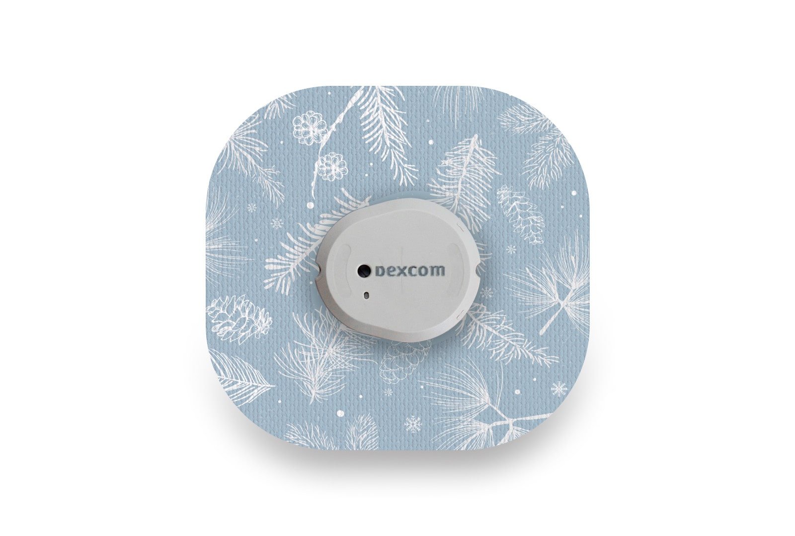 Frosty Feathers Patch - Dexcom G7 / One+ for Single diabetes CGMs and insulin pumps