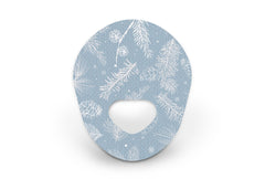 Frosty Feathers Patch - Guardian Enlite for Single diabetes CGMs and insulin pumps