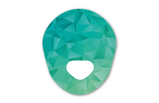 Geometric Green Patch - Guardian Enlite for Guardian Enlite diabetes CGMs and insulin pumps