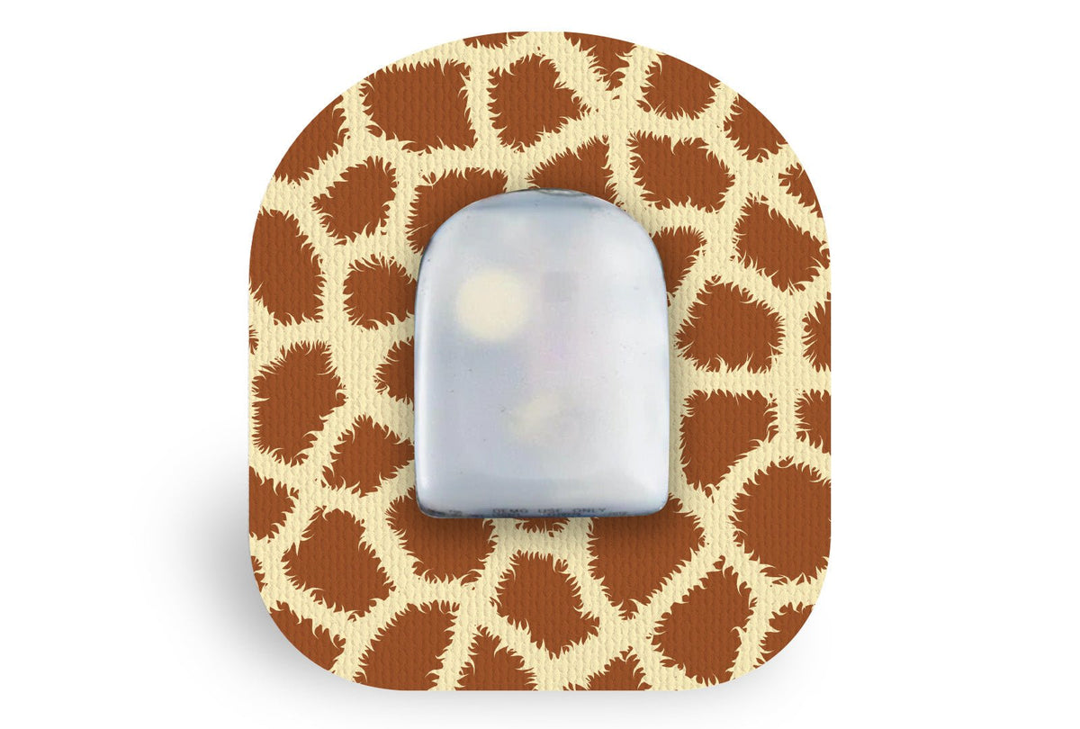 Giraffe Patch - Omnipod for Single diabetes CGMs and insulin pumps