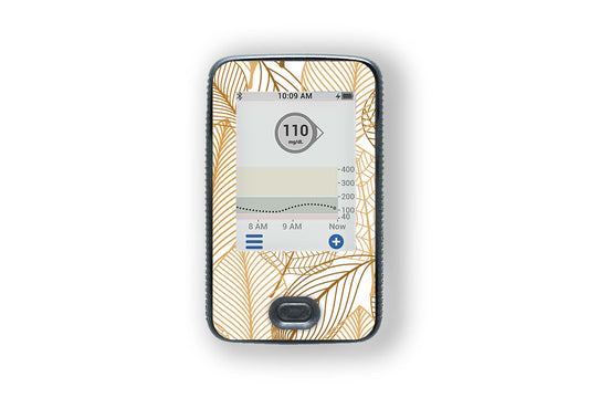 Golden Harvest Sticker - Dexcom G6 / One Receiver for diabetes supplies and insulin pumps