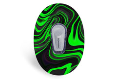 Green Swirl Patch - Dexcom G6 / One for Dexcom G6 / One diabetes supplies and insulin pumps