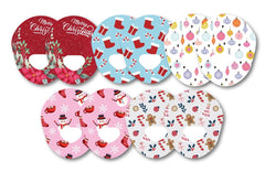 Happy Christmas Patch Pack for Guardian Enlite - 10 Pack diabetes CGMs and insulin pumps