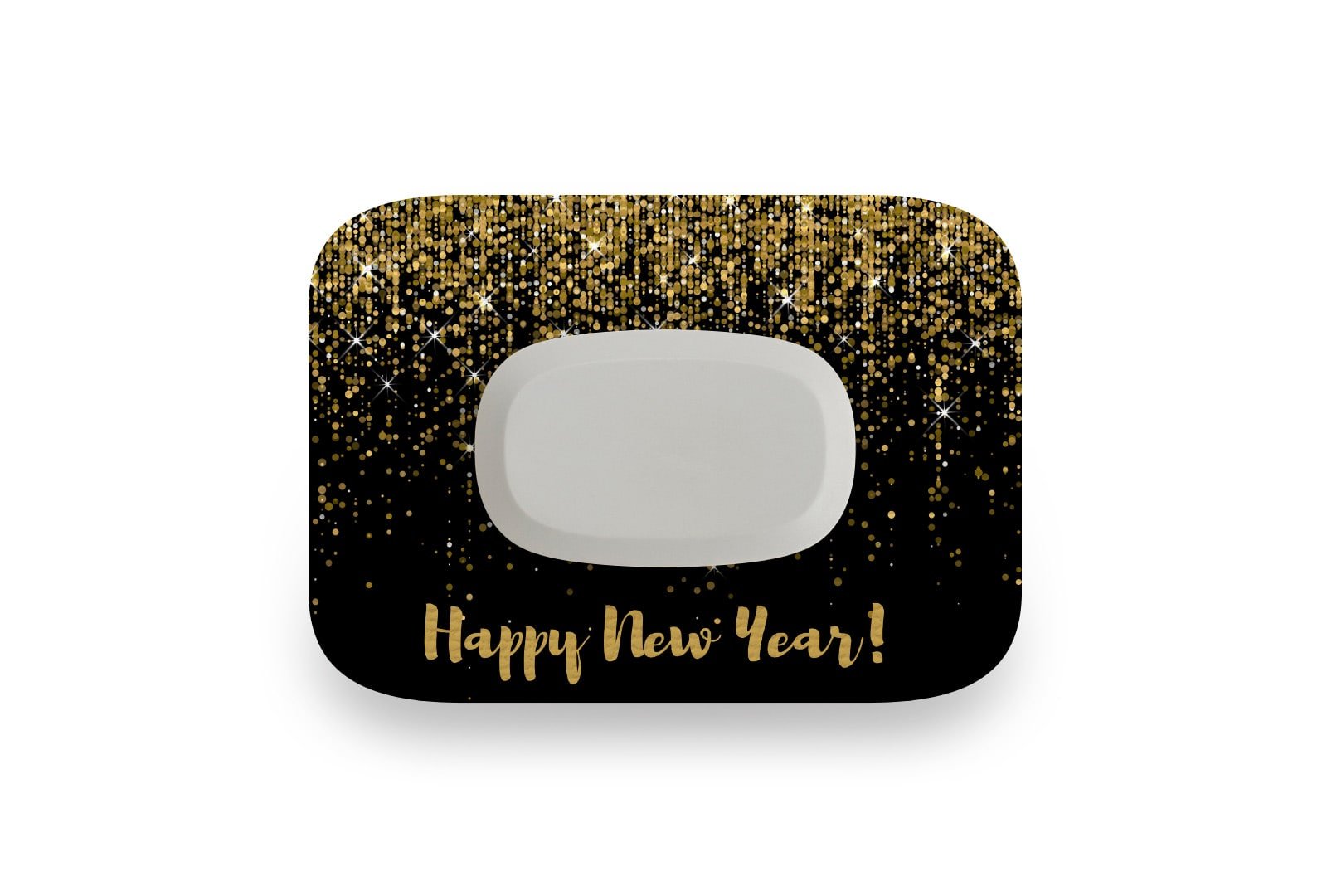 Happy New Year Patch for GlucoRX Aidex diabetes supplies and insulin pumps