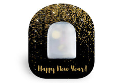 Happy New Year Patch for Omnipod diabetes supplies and insulin pumps