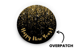 Happy New Year Patch for Freestyle Libre 3 diabetes supplies and insulin pumps