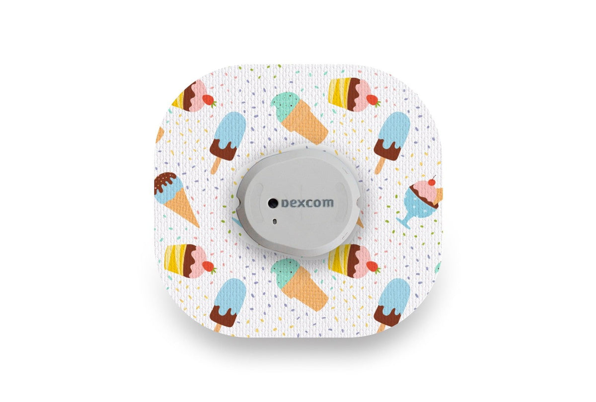 Ice Cream Patch - Dexcom G7 / One+ for Single diabetes CGMs and insulin pumps