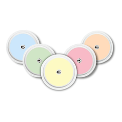 Mixed Pastel Sticker Pack for Freestyle Libre 1, 2, or 2+ diabetes supplies and insulin pumps