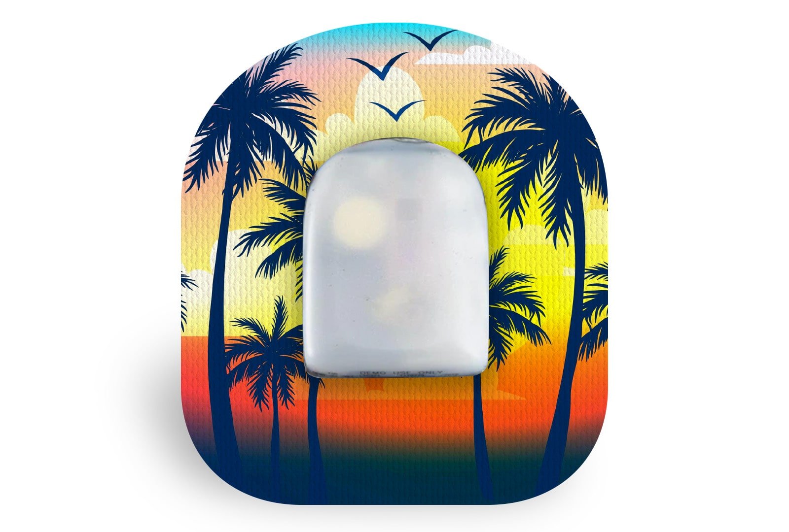 Palm Tree Patch - Omnipod for Single diabetes supplies and insulin pumps