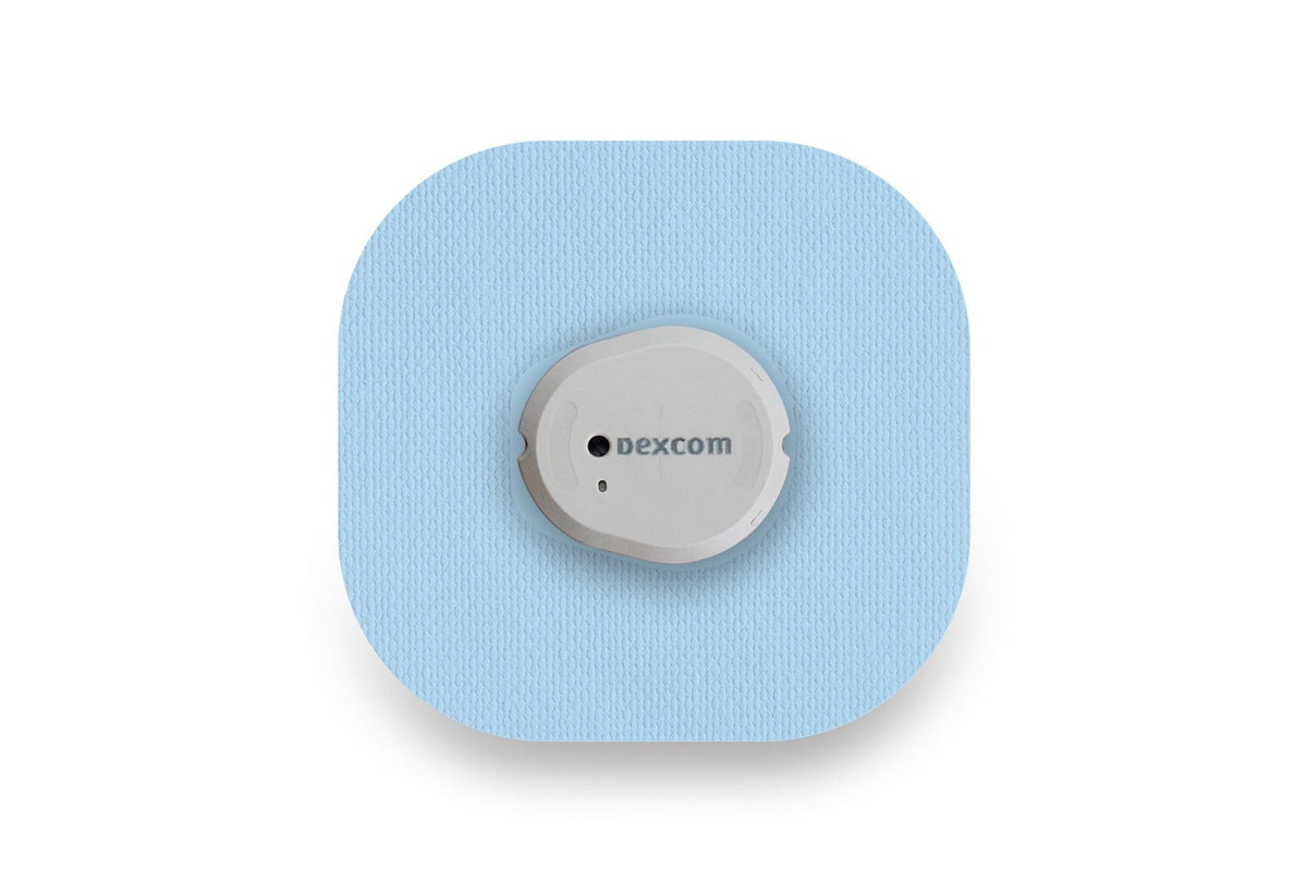 Pastel Blue Patch - Dexcom G7 / One+ for Single diabetes CGMs and insulin pumps