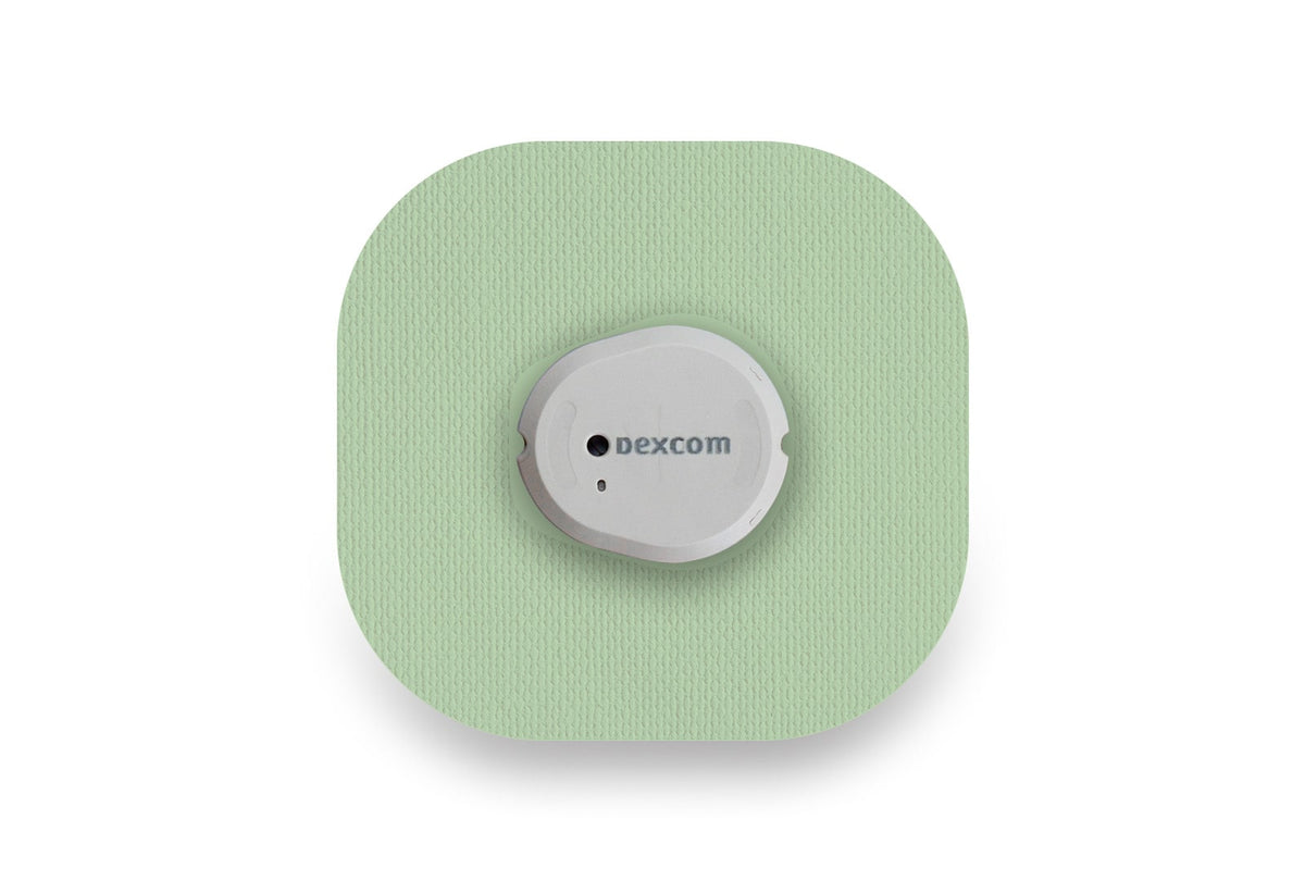 Pastel Green Patch - Dexcom G7 / One+ for Single diabetes CGMs and insulin pumps