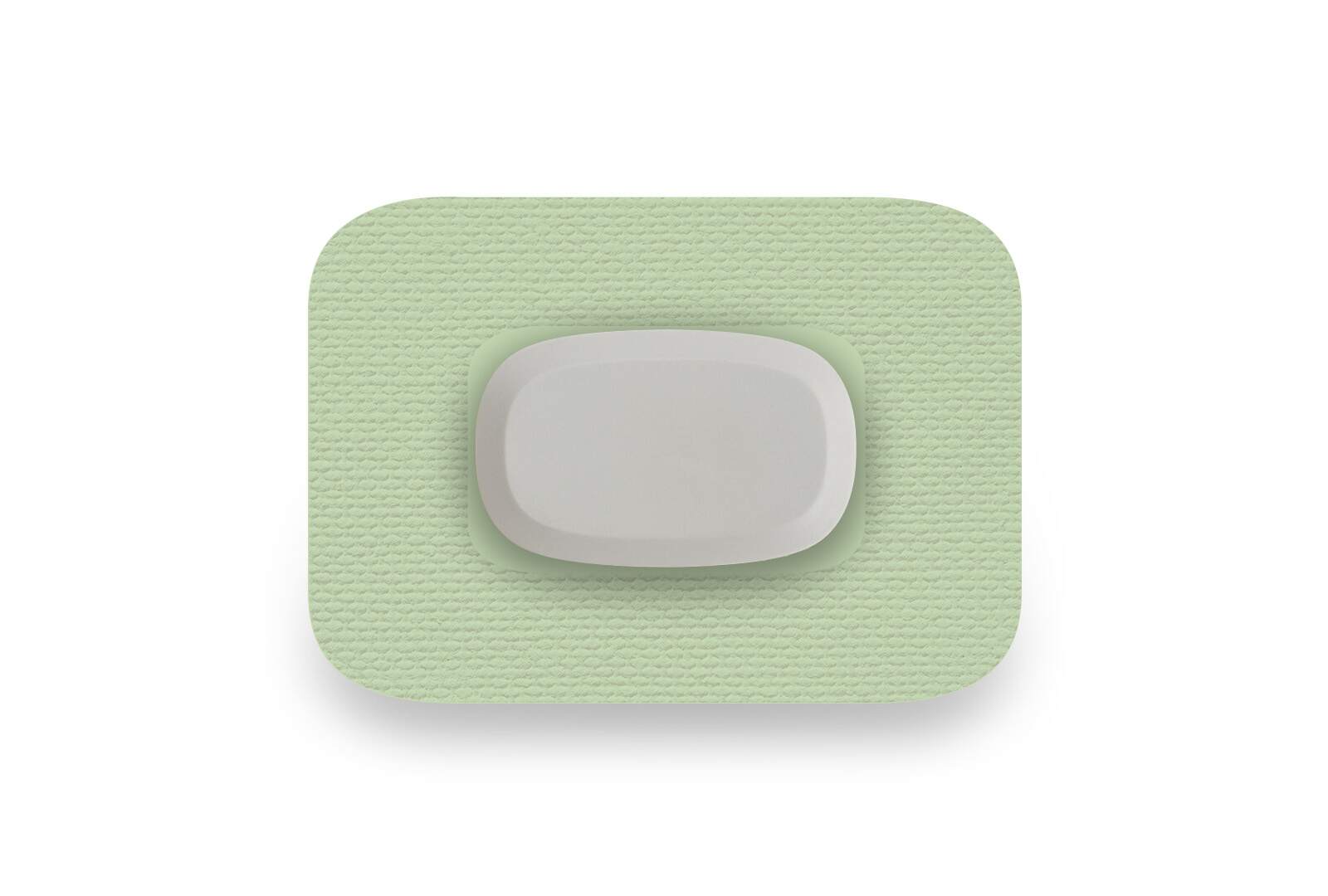 Pastel Green Patch for GlucoRX Aidex diabetes CGMs and insulin pumps
