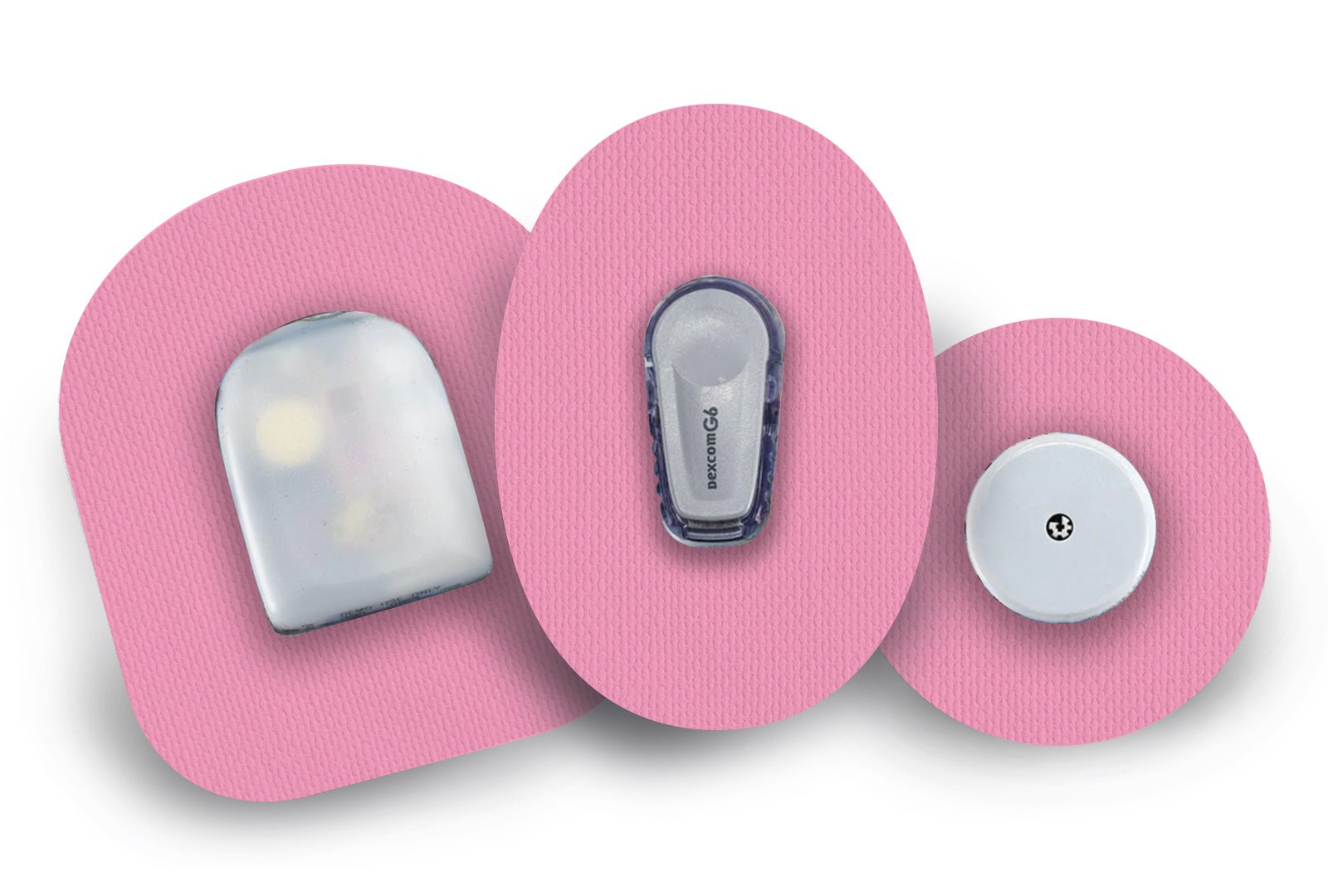 Pastel Pink Patch for Freestyle Libre 2 diabetes CGMs and insulin pumps