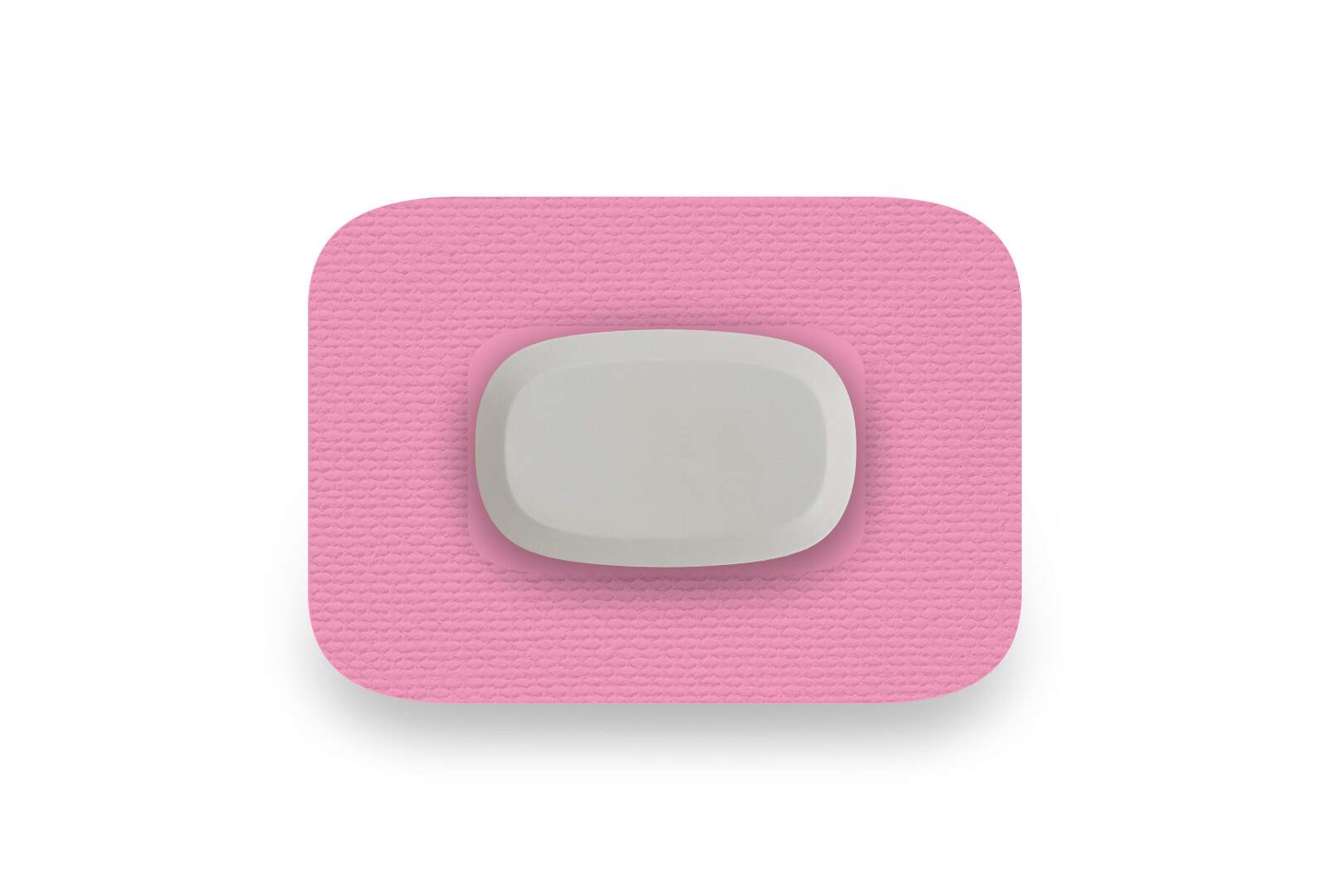 Pastel Pink Patch for GlucoRX Aidex diabetes CGMs and insulin pumps