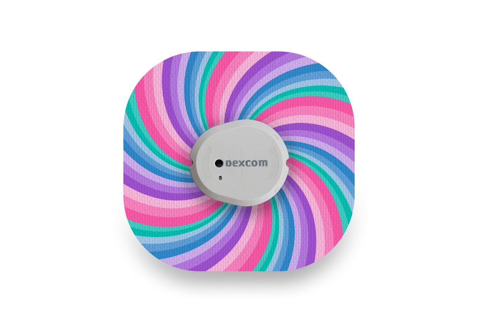 Pastel Swirl Patch - Dexcom G7 / One+ for Single diabetes supplies and insulin pumps