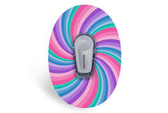 Pastel Swirl Patch for Dexcom G6 / One diabetes supplies and insulin pumps