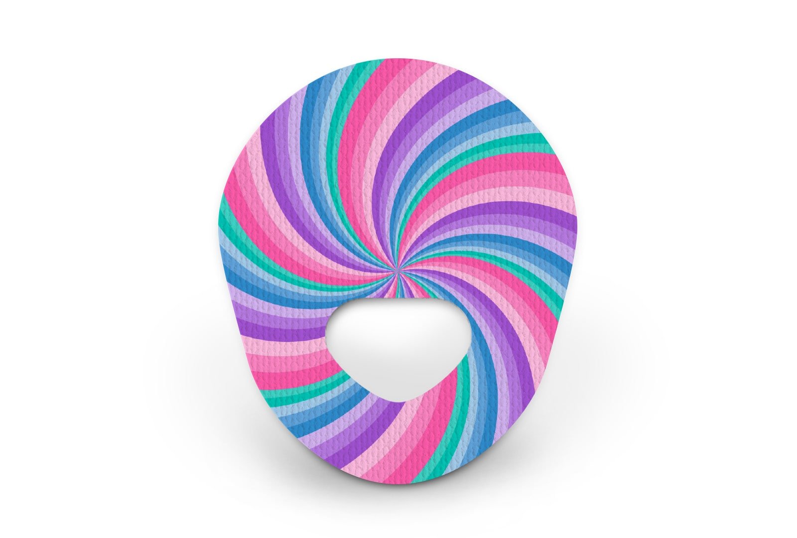 Pastel Swirl Patch for Guardian Enlite diabetes supplies and insulin pumps