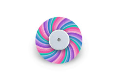 Pastel Swirl Patch - Freestyle Libre for Freestyle Libre diabetes supplies and insulin pumps