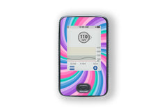 Pastel Swirl Sticker - Dexcom G6 / One Receiver for diabetes supplies and insulin pumps