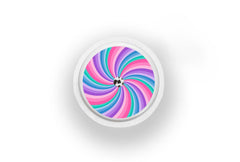 Pastel Swirl Sticker - Freestyle Libre 1, 2, or 2+ for diabetes supplies and insulin pumps